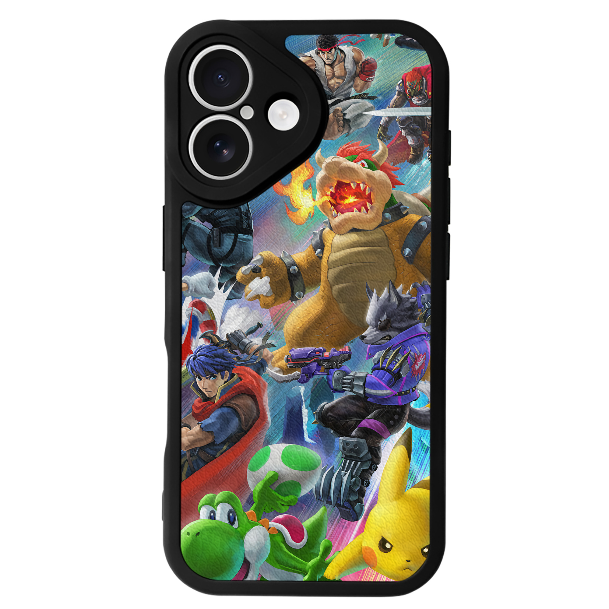 （画像用） ポケットモンスター Pokémon 【iPhone 16シリーズ対応】シリコンスマホケース（レザー調） 材質：シリコン